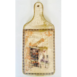 Deska ze złoceniem - Decoupage