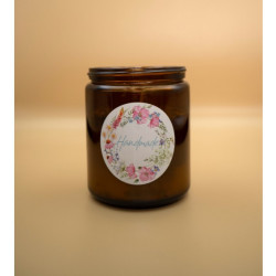 Kwiatowy - Świeca sojowa w...